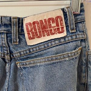 Vintage bongo jeans with sexy butt rip